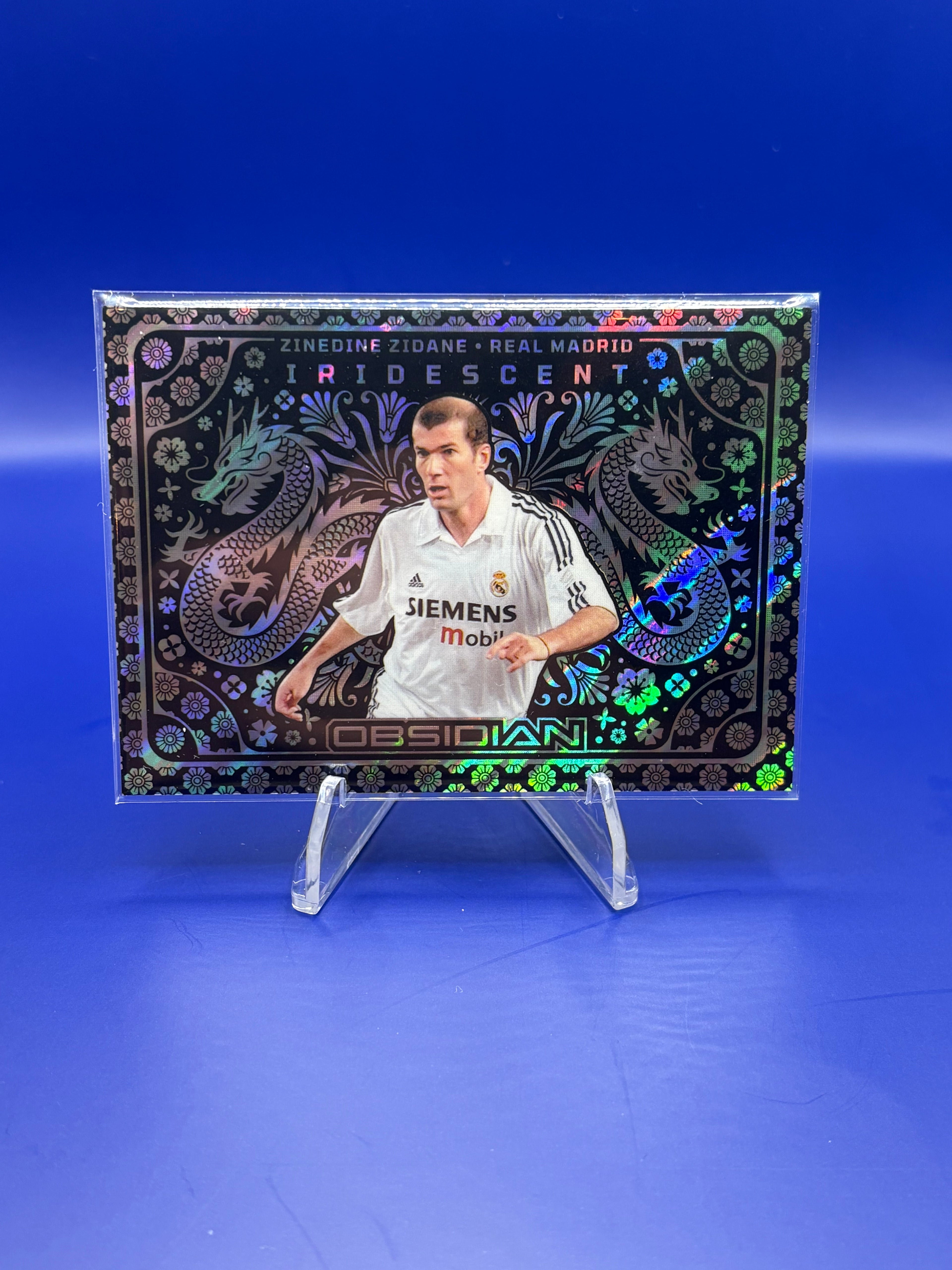 Obsidian 2024-25 Iridescent **Case Hit** Zinedine Zidane