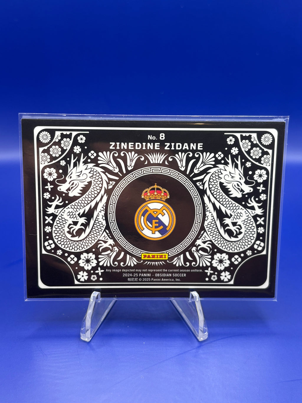 Obsidian 2024-25 Iridescent **Case Hit** Zinedine Zidane