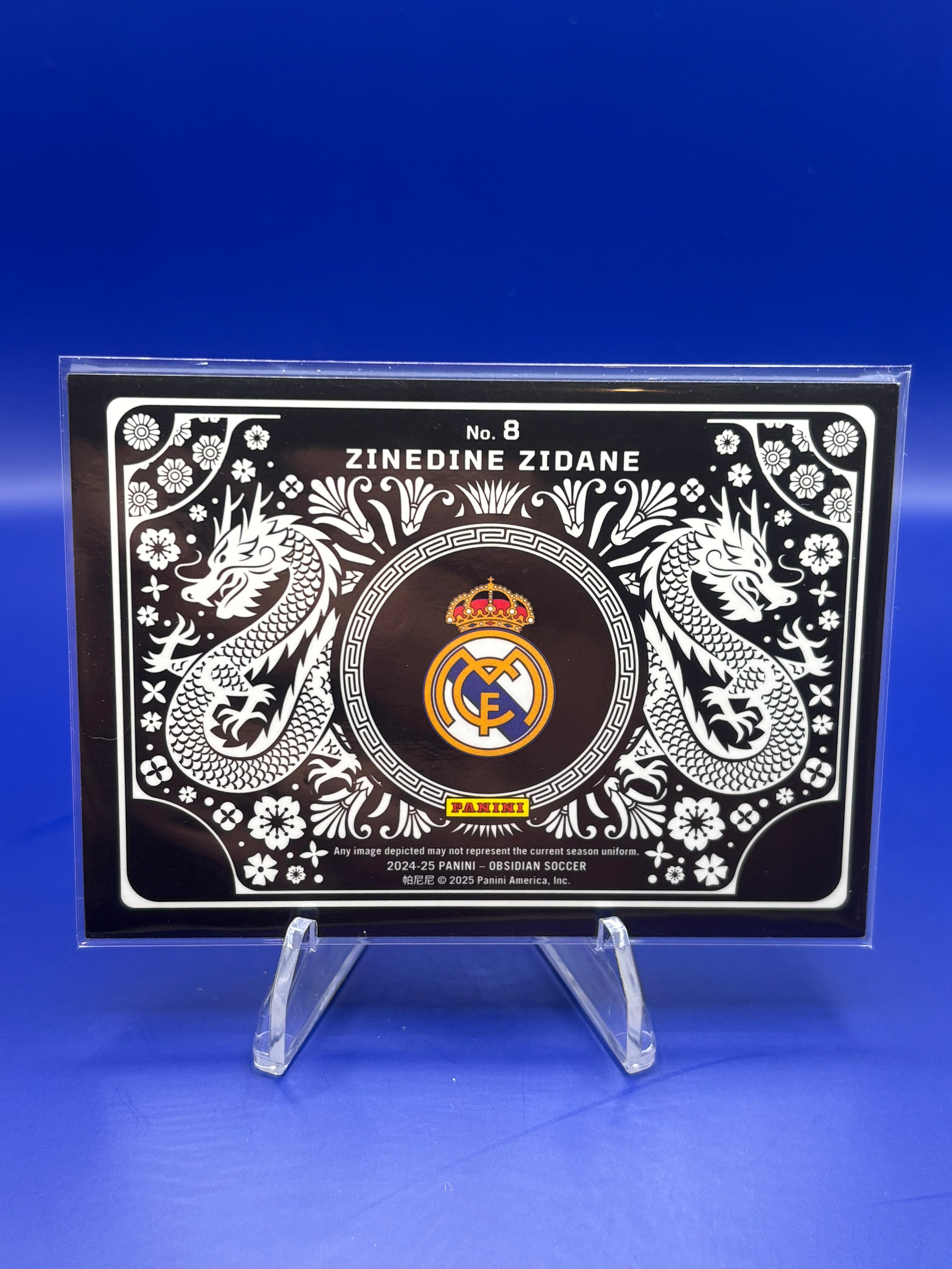Obsidian 2024-25 Iridescent **Case Hit** Zinedine Zidane