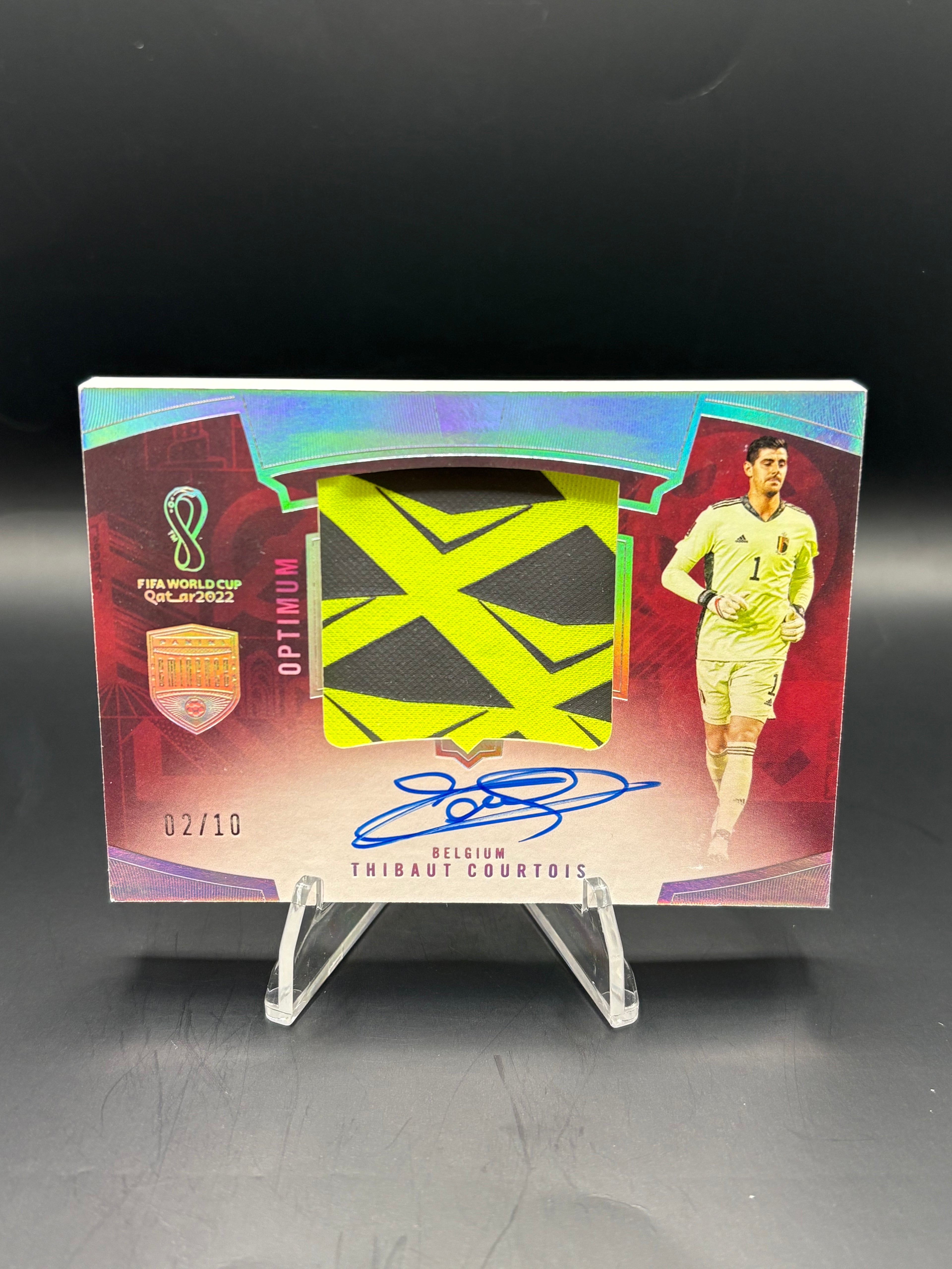 Thibaut Courtois patch auto /10, Eminence 2022 World Cup